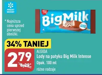 ALGIDA Lody na patyku Big Milk Intense 100 ml