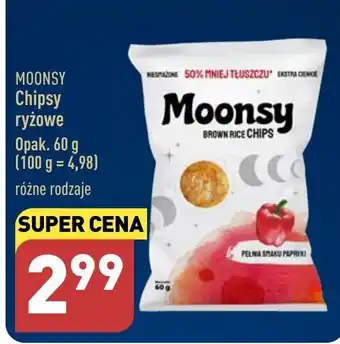 ALDI MOONSY Chipsy ryżowe 60g oferta