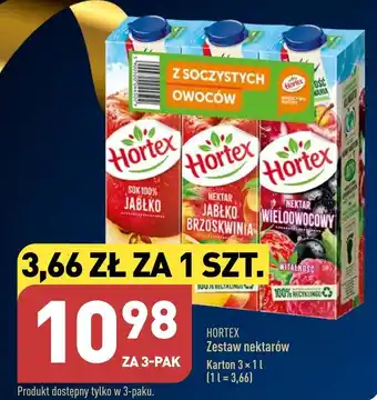 ALDI HORTEX Zestaw nektarów 3x1l oferta