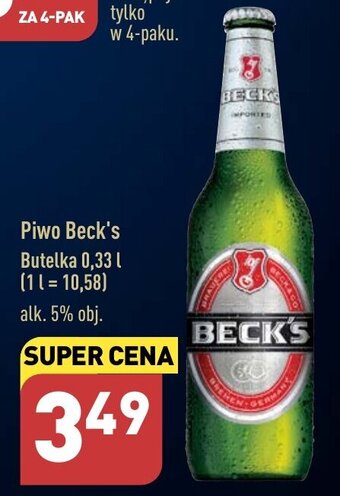ALDI Piwo Beck's 0,33 l oferta