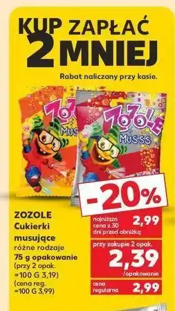 Kaufland Cukierki jabłko-truskawka-wiśnia oferta