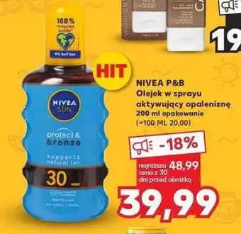 Kaufland Olejek w sprayu aktywujący opaleniznę spf 30 oferta