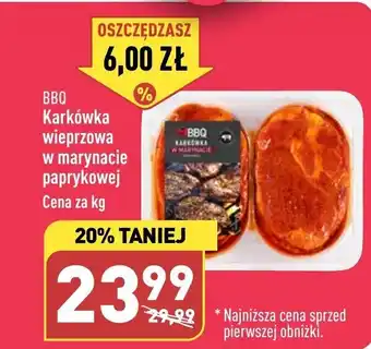 ALDI Karkówka wieprzowa w marynacie paprykowej 1 kg oferta