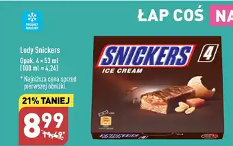 Lody Snickers 4 × 53 ml
