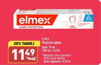 ALDI ELMEX Pasta do zębów 75 ml oferta