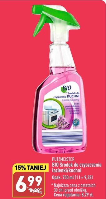 ALDI BIO Środek do czyszczenia łazienki/kuchni 750 ml oferta