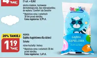 ALDI MAMIA Gąbka kąpielowa dla dzieci oferta