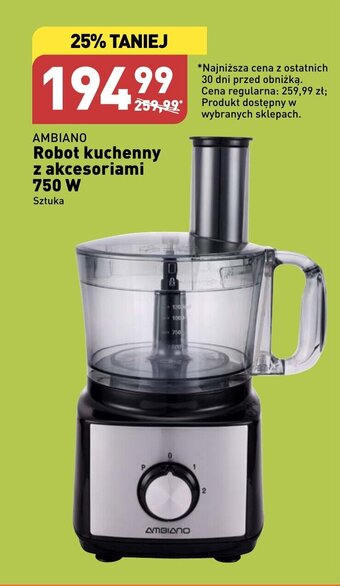 ALDI AMBIANO Robot kuchenny z akcesoriami 750 W oferta