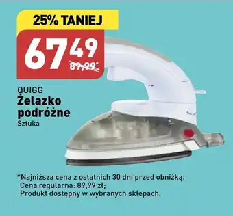 ALDI QUIGG Żelazko podróżne oferta
