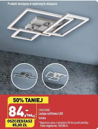 LIGHTZONE Lampa sufitowa LED