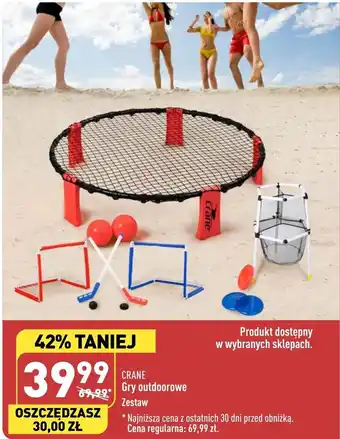 ALDI CRANE Gry outdoorowe Zestaw oferta