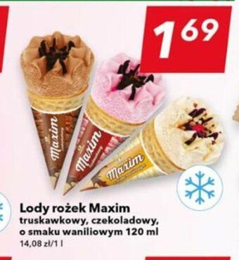 Lewiatan Lody rożek Maxim 120 ml oferta