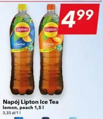 Lewiatan Napój Lipton Ice Tea lemon, peach 1,5 l oferta