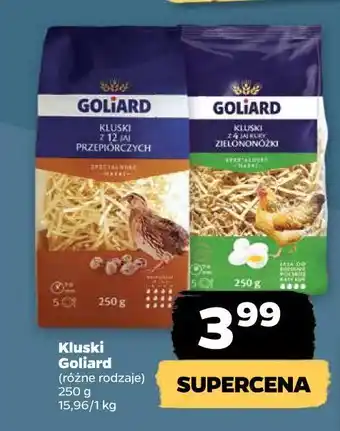 Netto Makaron kluska z 12 jaj przepiórczych goliard oferta