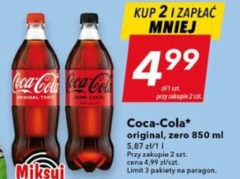 Lewiatan Coca-Cola 850 ml oferta