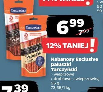Netto Kabanosy wieprzowe tarczyński exclusive oferta