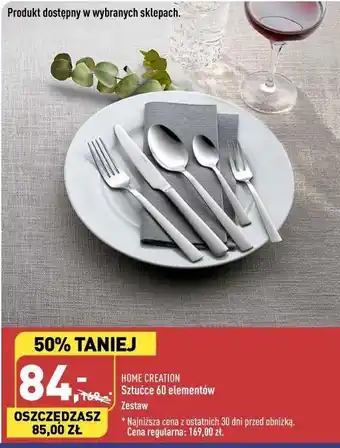 ALDI Zestaw sztućców home creation oferta