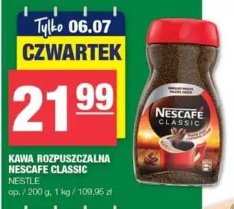 Spar KAWA ROZPUSZCZALNA NESCAFE CLASSIC 200 g oferta