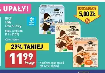 ALDI Lody vanilla almond mucci less & tasty oferta