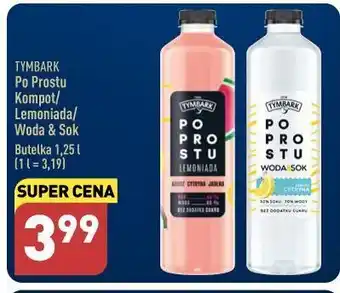 ALDI Napój kompotowy agrest-cytryna-jabłko tymbark po prostu oferta