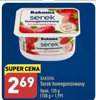 ALDI Serek truskawkowy bakoma oferta