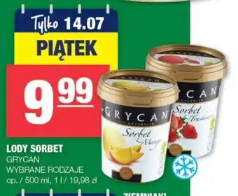 Spar LODY SORBET GRYCAN 500 ml oferta
