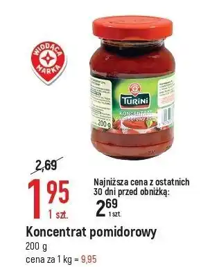 E.Leclerc Koncentrat pomidorowy 30 % wiodąca marka turini oferta