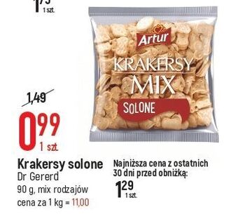 E.Leclerc Krakersy solone mix artur oferta