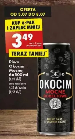 Biedronka Piwo okocim mocne dubeltowe oferta