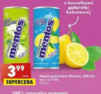 Biedronka Napój apple mentos oferta