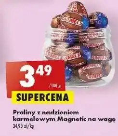 Biedronka Praliny z nadzieniem karmelowym magnetic oferta