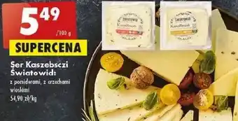 Biedronka Ser kaszebsczi z pomidorami światowid oferta