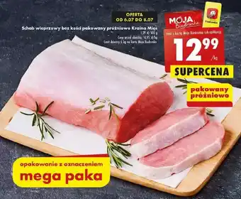 Biedronka Schab wieprzowy bez kości kraina mięs oferta