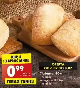 Biedronka Bułka ciabatta oferta
