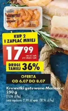 Biedronka Krewetki białe gotowane marinero oferta