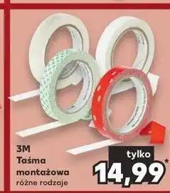 Kaufland Taśma montażowa dwustronna usuwalna oferta