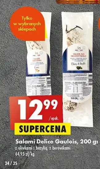 Biedronka Salami z borowikami oferta