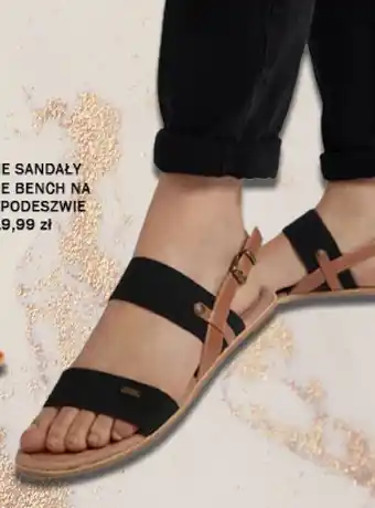 Deichmann Sandały damskie bench oferta