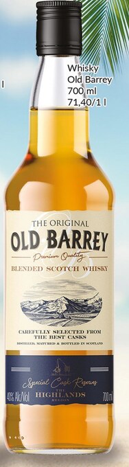 Prim Market Whisky old barrey oferta