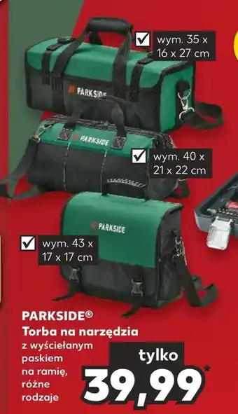 Kaufland Torba narzędziowa parkside oferta