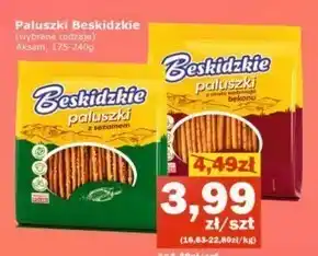 Społem Beskidzkie paluszki z solą 240 g oferta