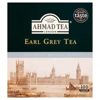Kaufland Ahmad tea earl grey herbata czarna 200 g (100 torebek z zawieszką) oferta