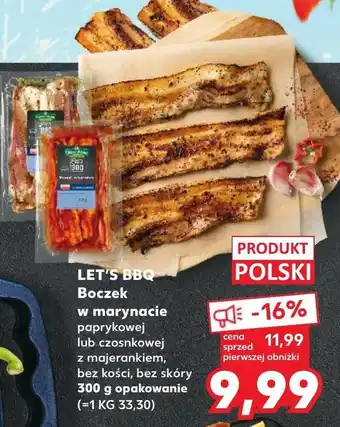 Kaufland Boczek let's bbq oferta