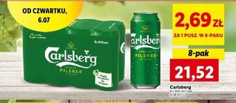 Lidl Carlsberg 8 x 500 ml oferta