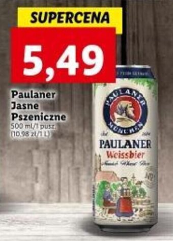 Lidl Paulaner Jasne Pszeniczne 500ml oferta