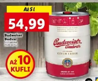 Lidl Budweiser Budvar Piwo 5 l oferta