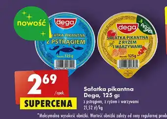 Biedronka Sałatka pikantna z pstrągiem oferta