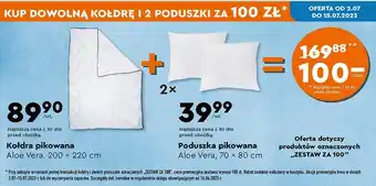 Biedronka Poduszka aloe vera 70 x 80 cm oferta