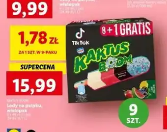 Lidl KAKTUS BOOM Lody na patyku, oferta
