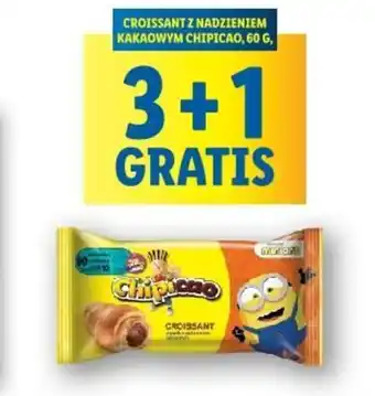 Lidl CHIPICAO CROISSANT Z NADZIENIEM KAKAOWYM, 60 G oferta
